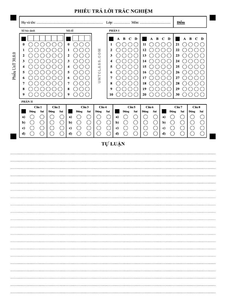 Unt 30.8.0 Abcd 1 Form | PDF