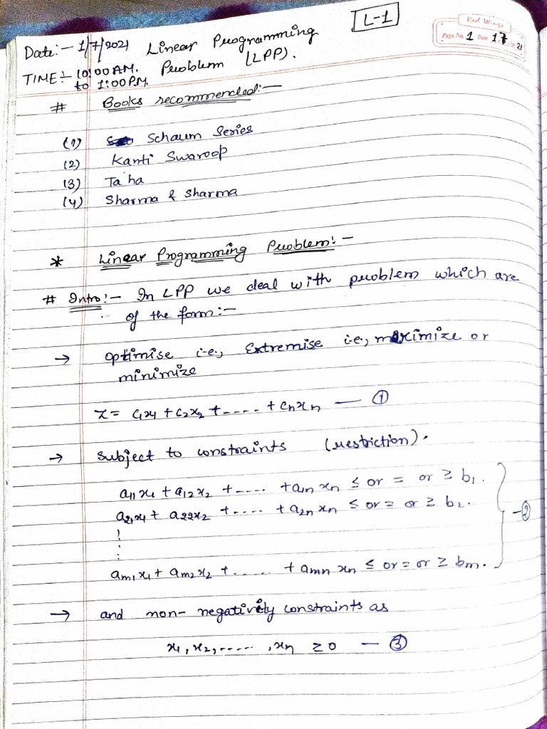 LPP Notes | PDF