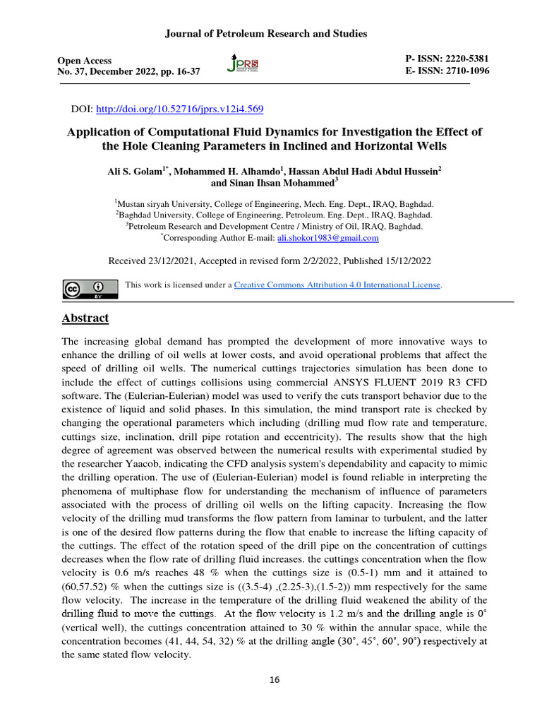 Application of Computational Fluid Dynam | PDF | Fluid Dynamics | Liquids