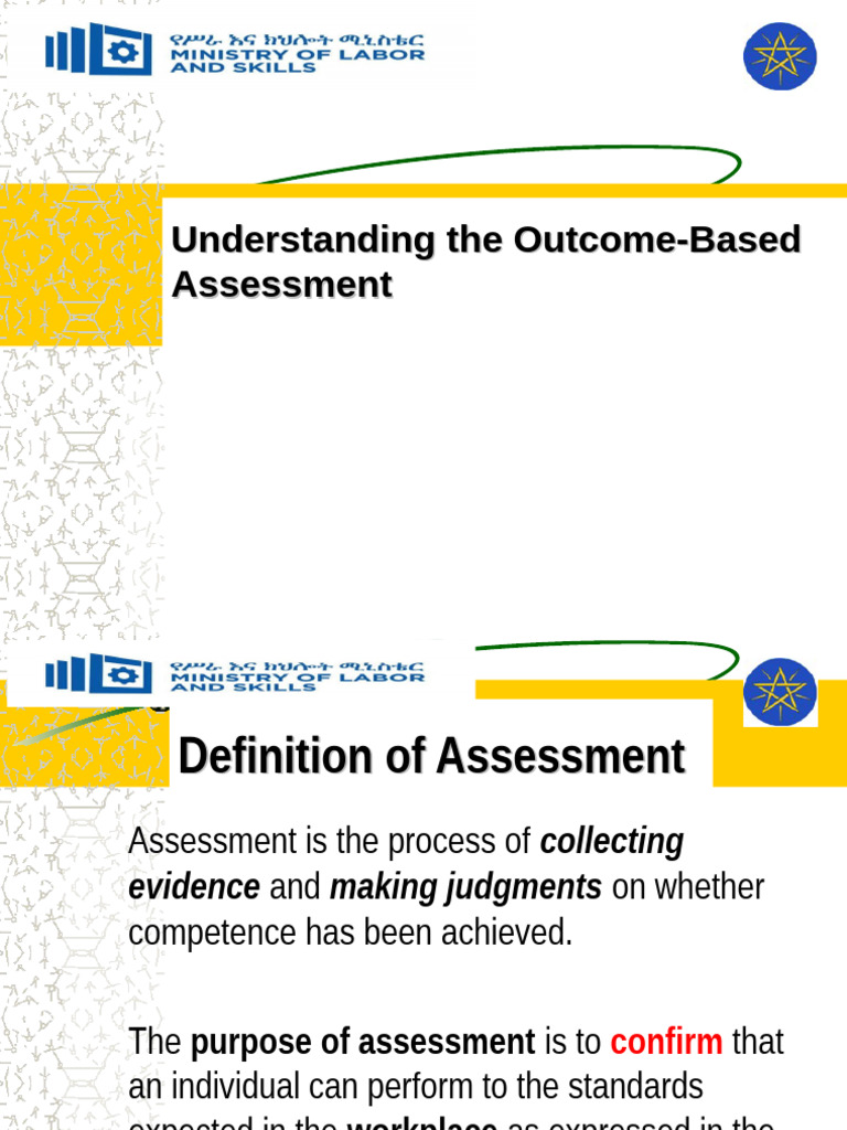 Ethiopian TVET Assessment Strategies | PDF | Vocational Education ...