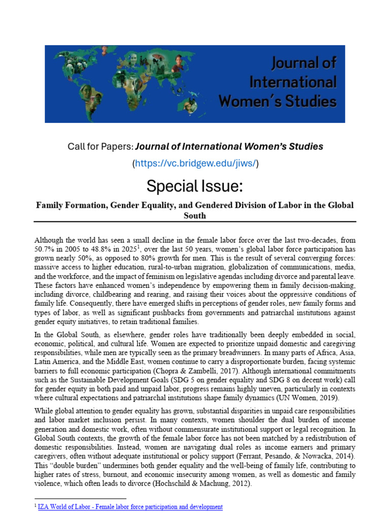 Gender Roles and Family Dynamics in Global South | PDF | Gender ...