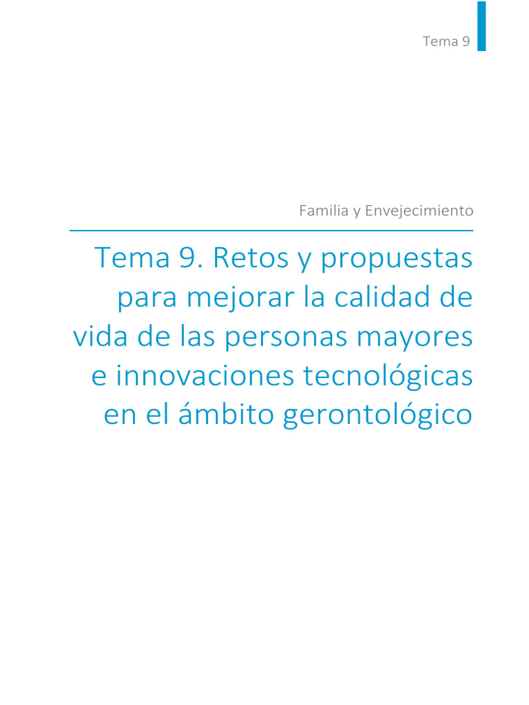 Retos y Propuestas para Mejorar La Calidad de Vida de Las Personas ...