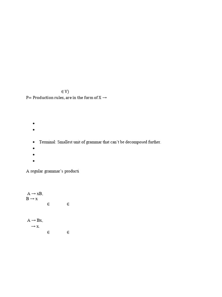 Understanding Regular Grammar Concepts | PDF