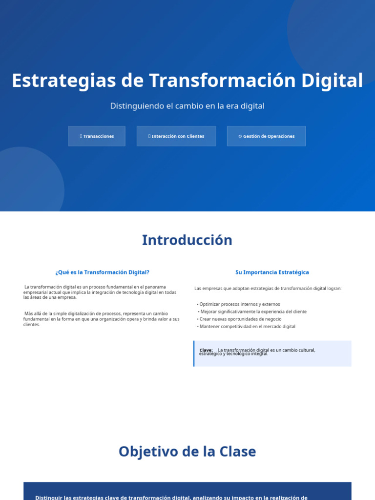 Estrategias de Transformación Digital | PDF | Internet de las Cosas ...