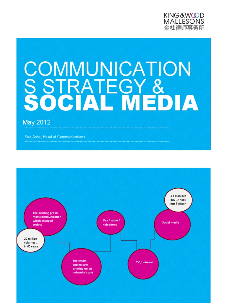 Communication S Strategy &: Social Media | PDF | Samuel Pepys | Social ...