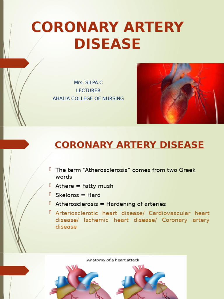 Understanding Coronary Artery Disease | PDF | Coronary Artery Bypass ...