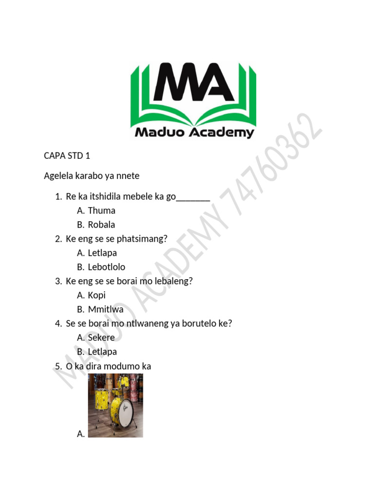 Capa STD 1 | PDF