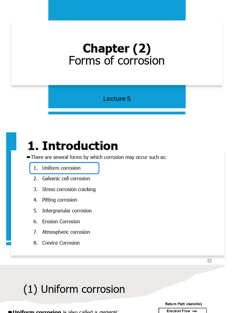 Lec. 5 | PDF | Corrosion | Anode