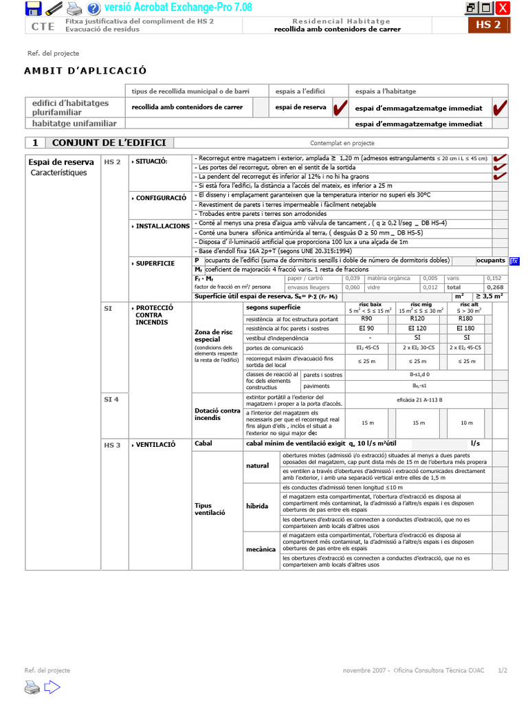 Fitxa HS2 Contenidors Nov07 | PDF