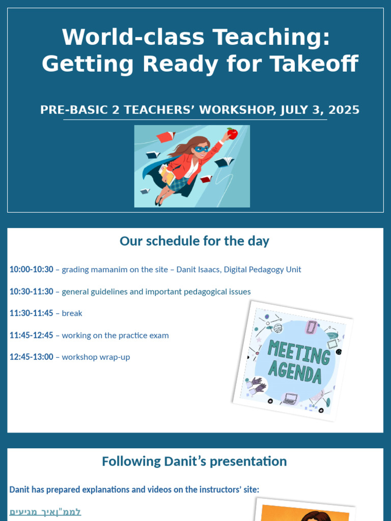Workshop No. 2 - Introducing The New Pre Basic Course 3.7.25 | PDF ...