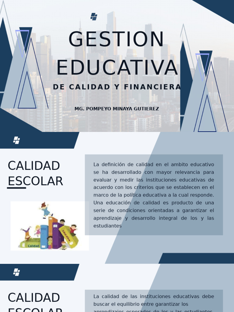 Calidad Educativa y Gestión Escolar | PDF | Gestión de la calidad