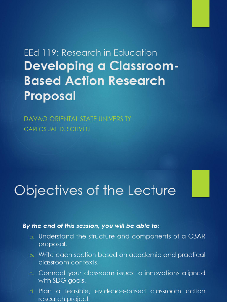Classroom-Based Action Research Guide | PDF | Constructivism ...