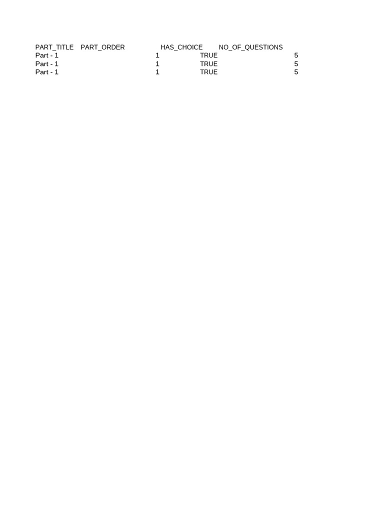 Quiz Structure and Question Details | PDF