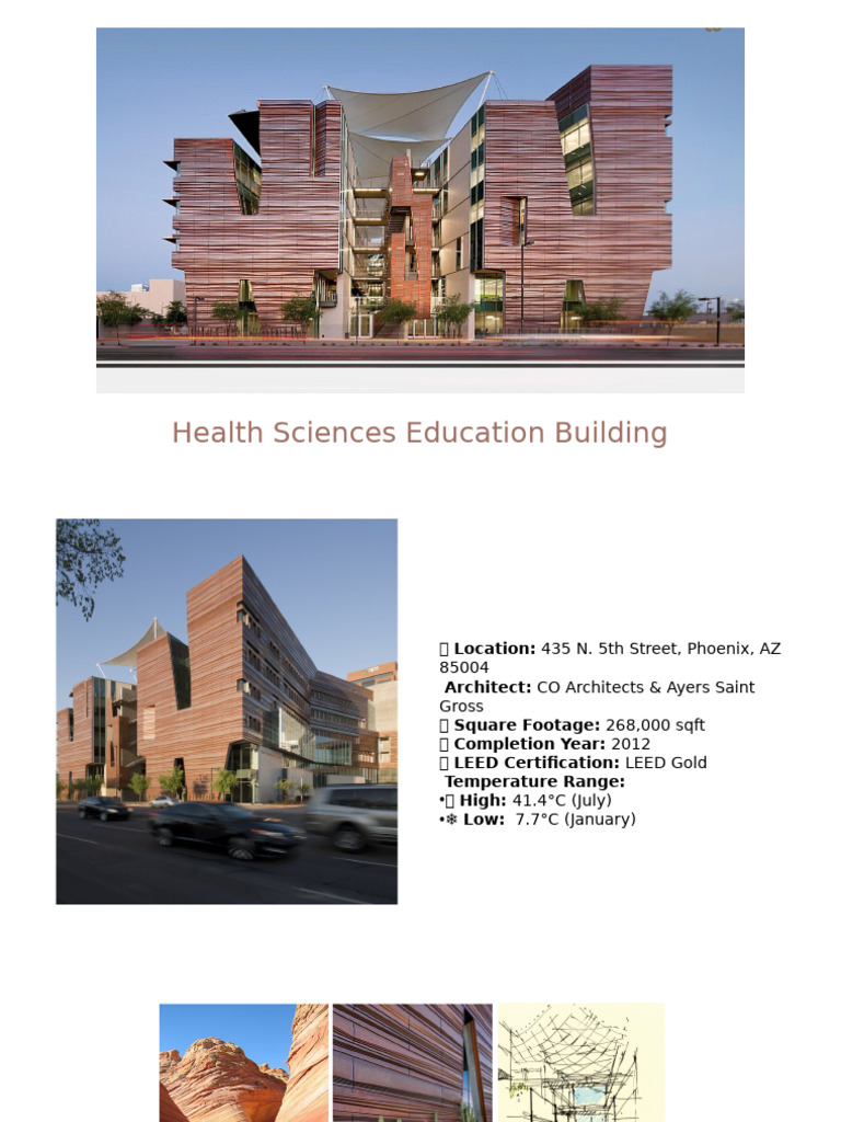 Sustainable Design of Health Sciences Building | PDF | Sustainable ...
