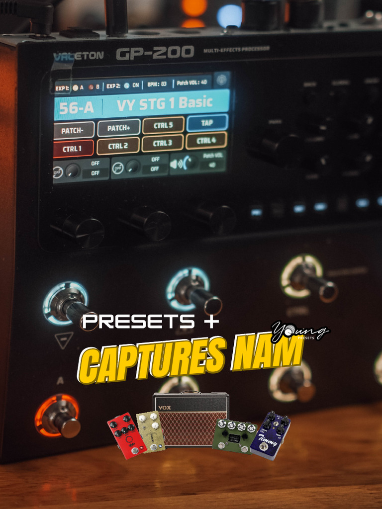 Presets e Capturas NAM para Valeton | PDF