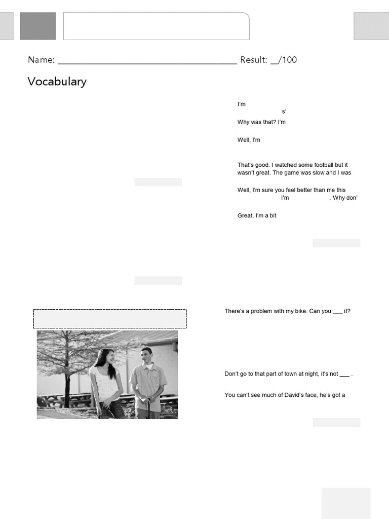 Unit 7 Progress Test for A1+ Students | PDF | Spaceflight