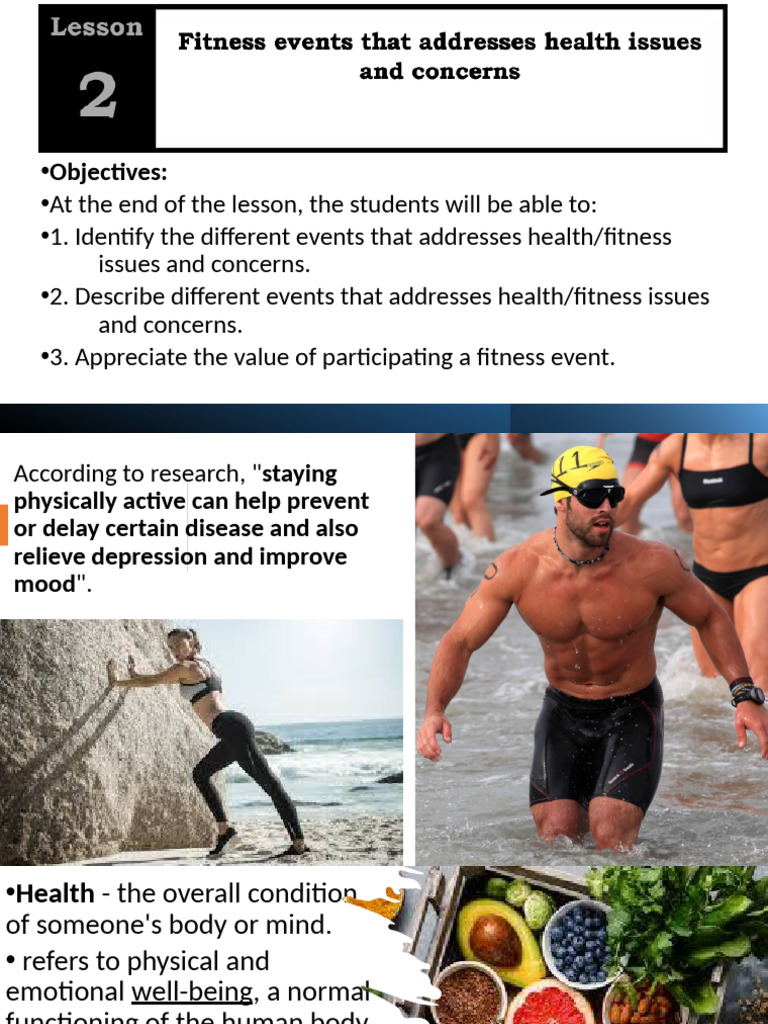 Health and Fitness Event Overview | PDF | Obesity | Physical Fitness