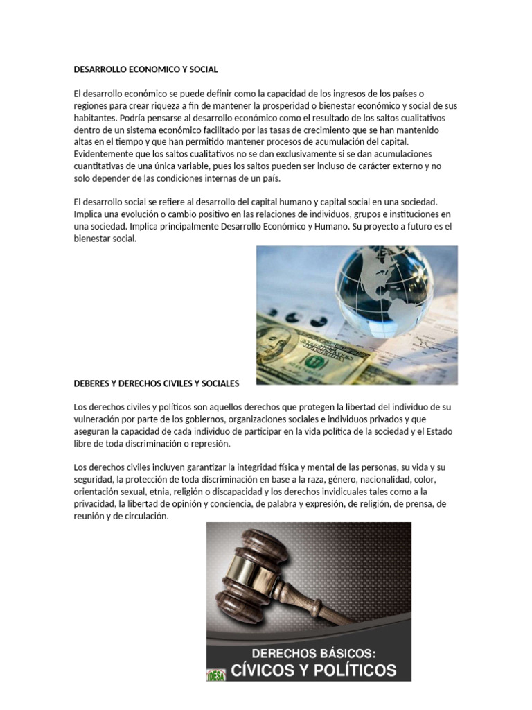 Desarrollo Económico y Social en Guatemala | PDF | Desarrollo economico ...