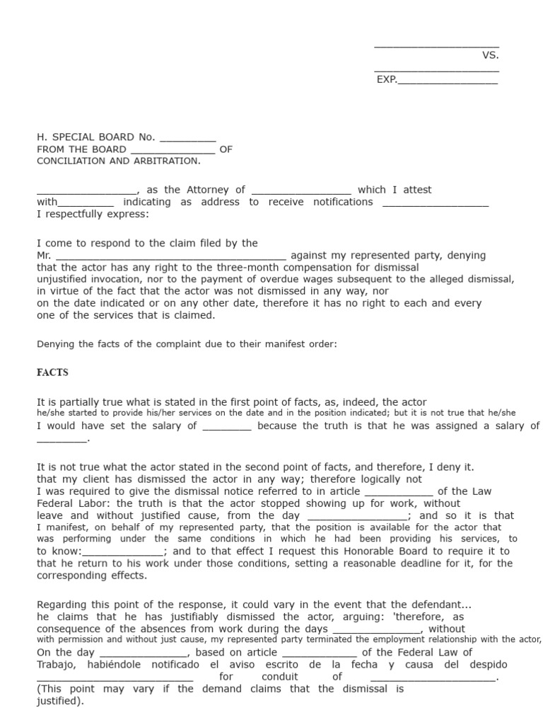 Response To Labor Demand | PDF | Employment | Lawsuit