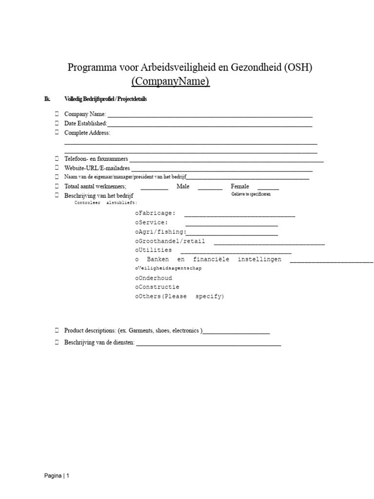 Dole OSH Program | PDF