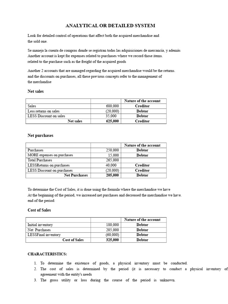Detailed Merchandise Management Guide | PDF | Cost Of Goods Sold ...