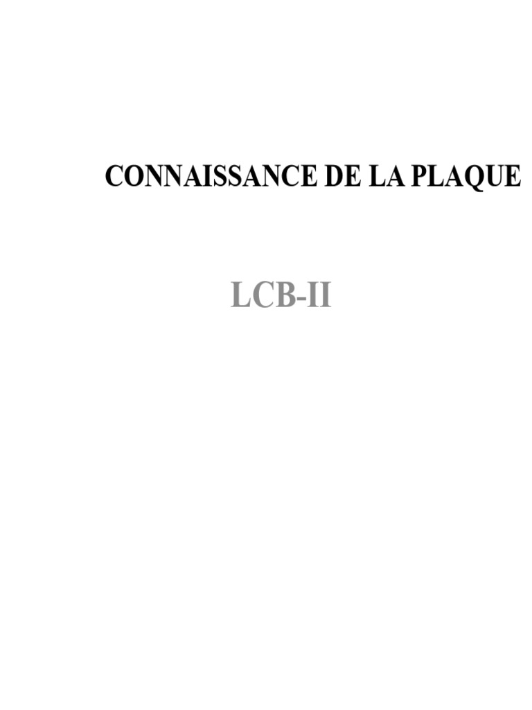 Guide de la Plaque LCB-II pour Ascenseurs | PDF | Électrotechnique ...