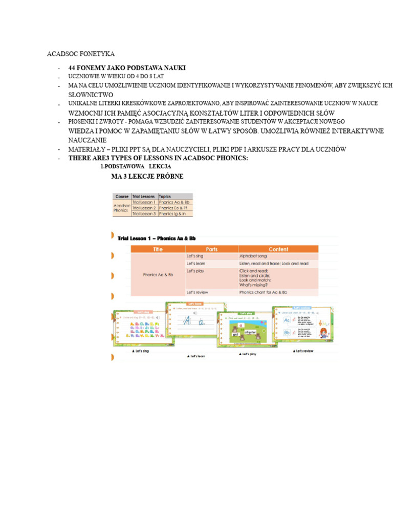 Acadsoc Fonika | PDF