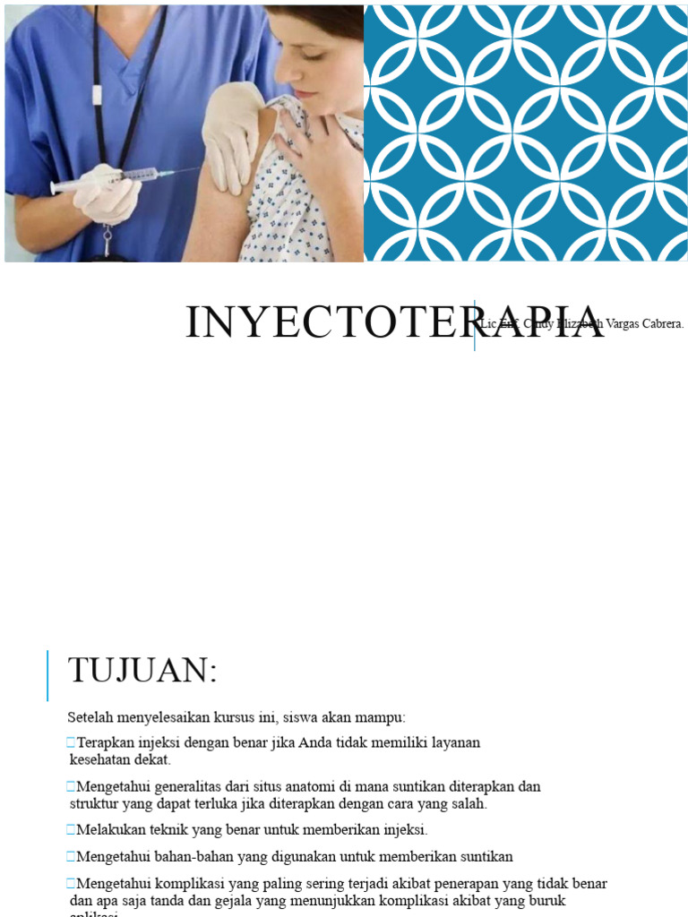 Panduan Lengkap Injeksi Medis | PDF