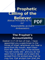 The Prophetic Calling of The Believer