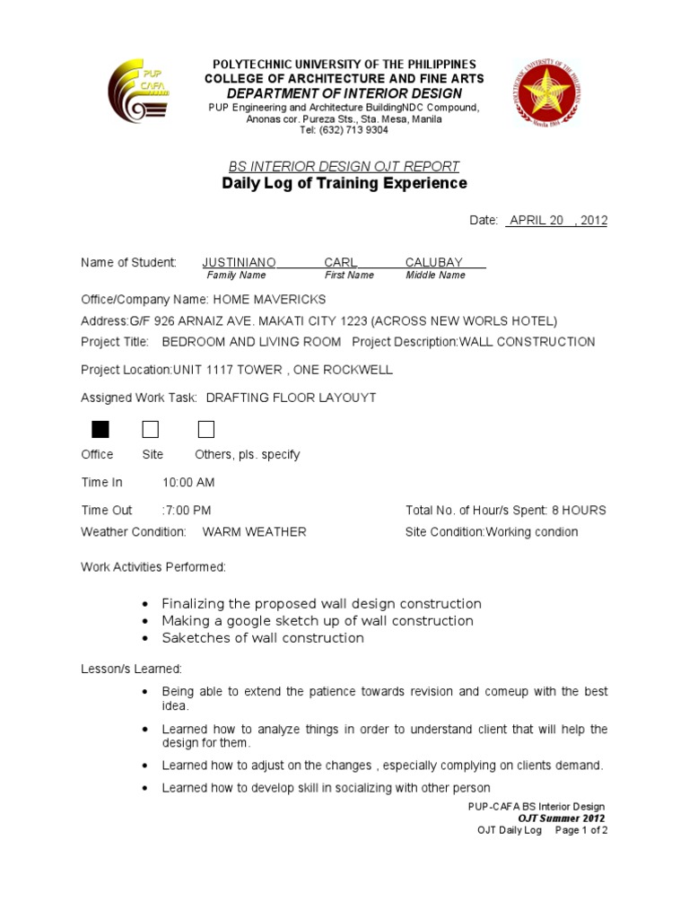 Carl Interior Design (Day 5) April 20 | PDF | Art