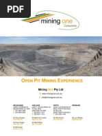 M1 Open Pit Experience Mining Feb 2011