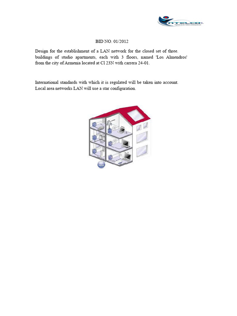 Structured Cabling For 3 Multi-Level Apartment Buildings | PDF ...