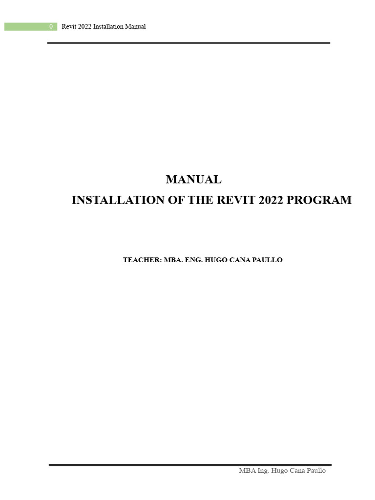 Revit 2022 Installation Guide | PDF | Autodesk Revit | Software