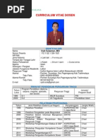 Download CV Dosen contoh by Amin Suhada SN94369778 doc pdf