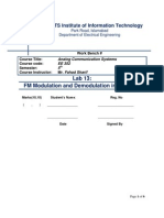 Lab 13 - FM Modem in Matlab