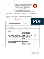 Carl Furniture - Weekly Log