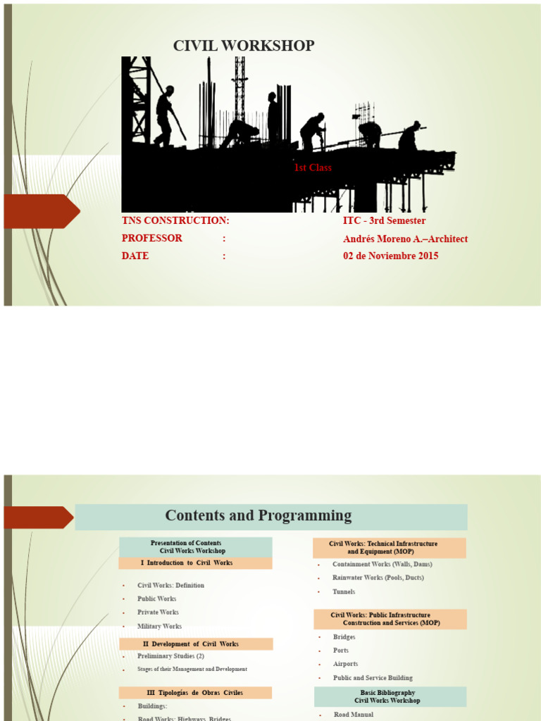 Civil Works Workshop | PDF | Topography | Civil Engineering