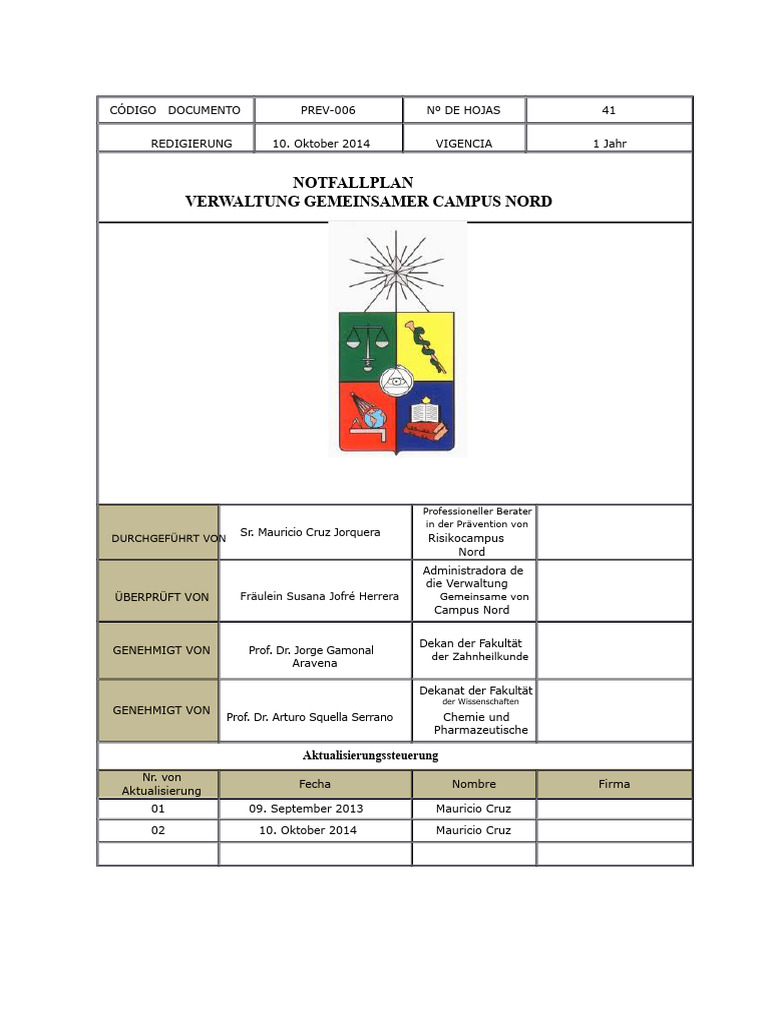 Notfallplan | PDF