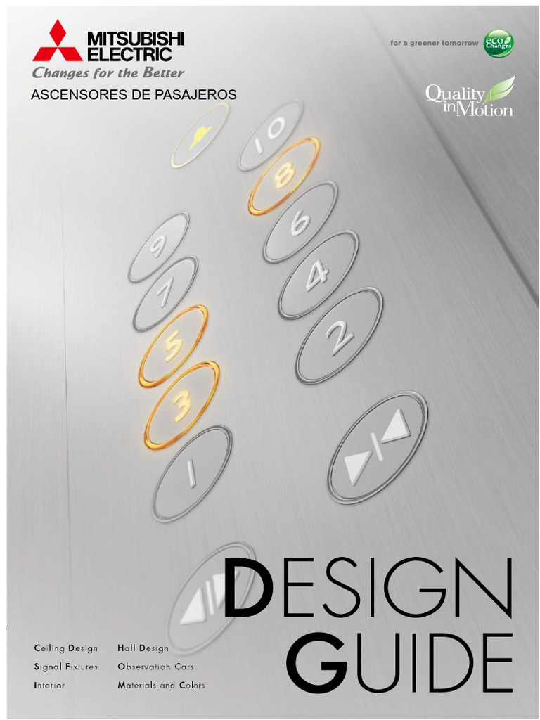 Ascensores de Pasajeros Ecológicos y Eficientes | PDF | Ascensor | Techo