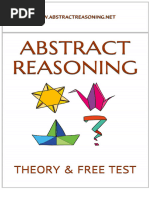 Test de Raisonnement Abstrait - 25 Questions | PDF