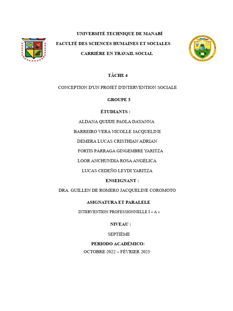 Projet d'éducation inclusive à Manabí | PDF