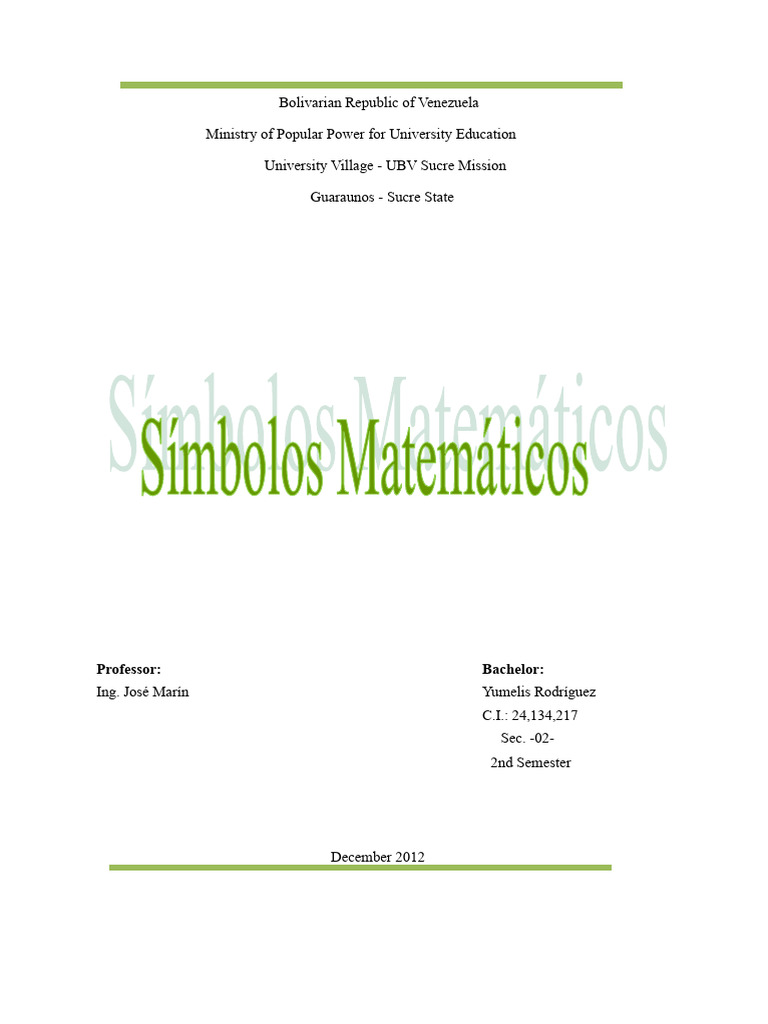 Evolution of Mathematical Symbols | PDF | Derivative | Function ...