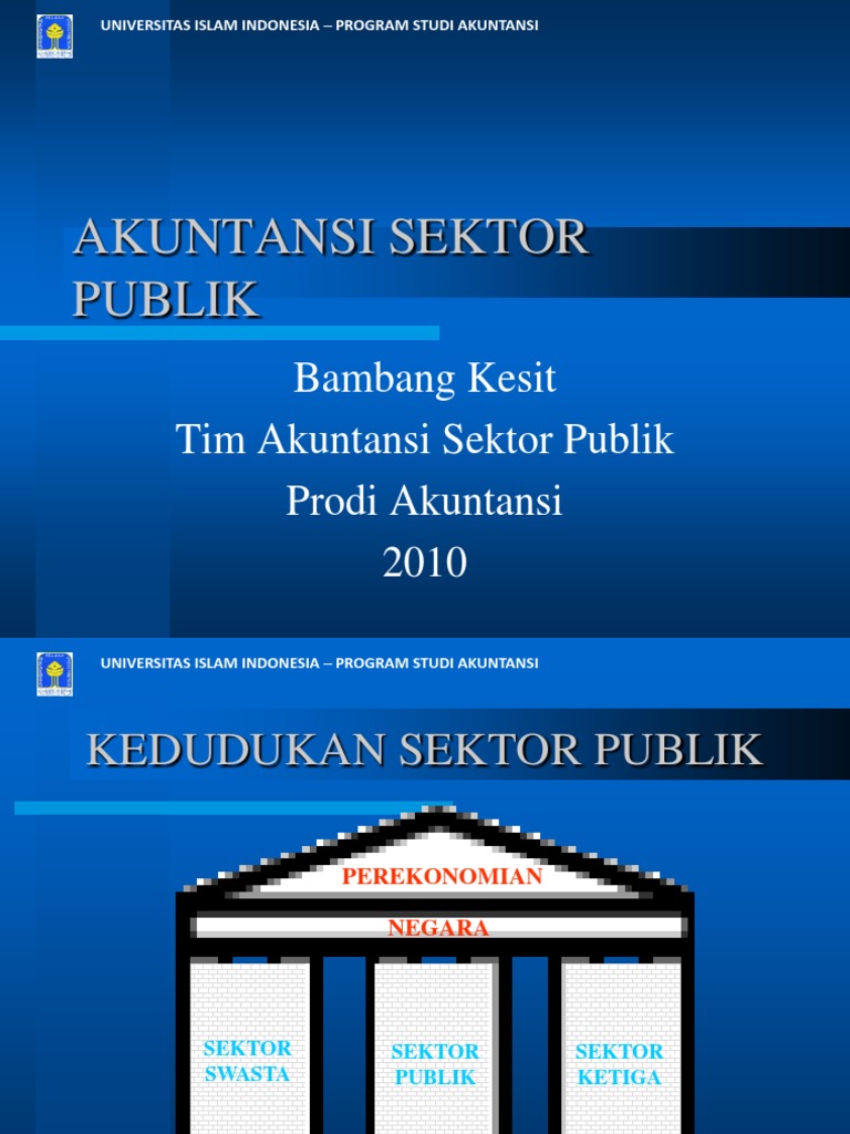 Sifat Dan Karakteristik Organisasi  Sektor Publik 2010