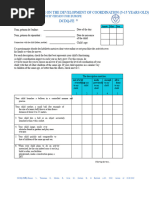 Bells Test Instructions and Scoring | PDF