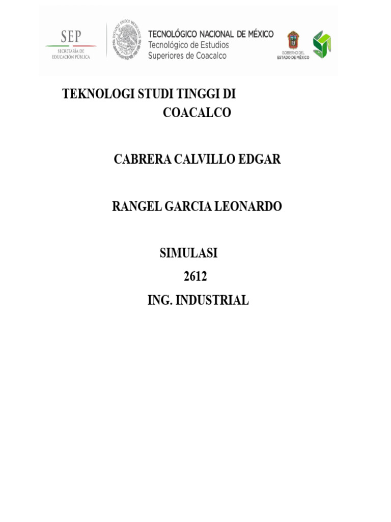 Aplikasi, Batasan, Dan Jangkauan Simulasi | PDF