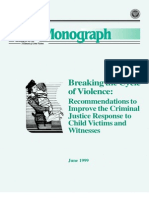 Breaking The Cycles of Violence 1999 - USDOJ