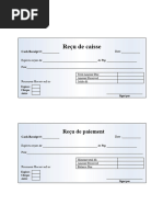 Modèle de reçu de paiement simple | PDF