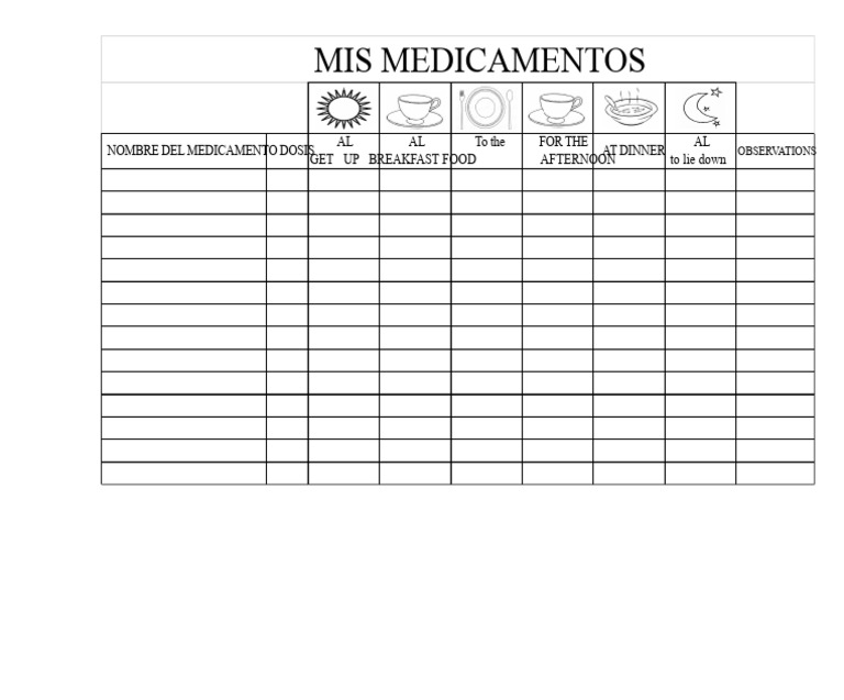 Medication Instructions For Illiterate People or Elderly Adults | PDF