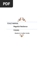 Wagnild & Young Resilience Scale Manual | PDF | Psychological ...