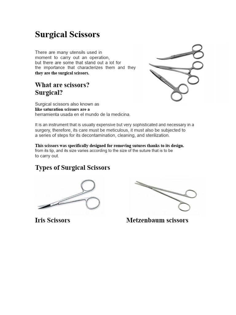 Surgical Scissors | PDF